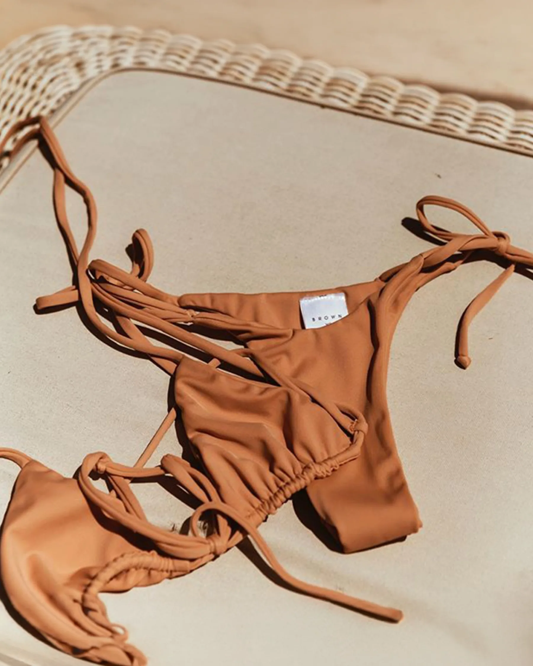 BROWN - Beachwear