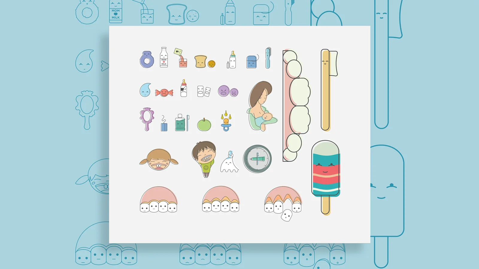 Le illustrazioni e le icone