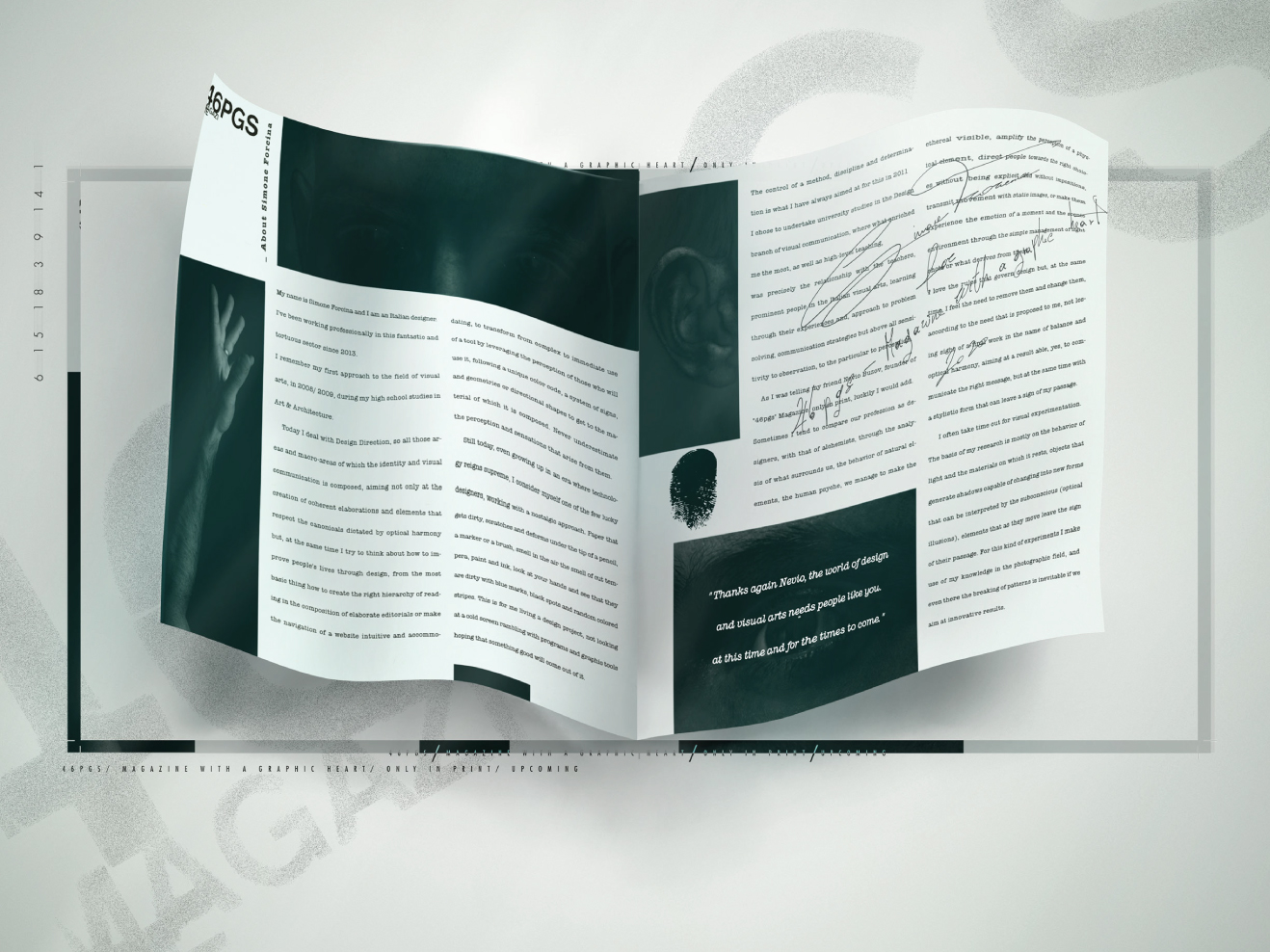 46 PAGES, motion graphic cover